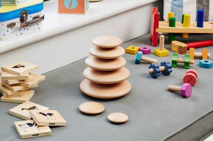 TickiT Natural Wooden Buttons