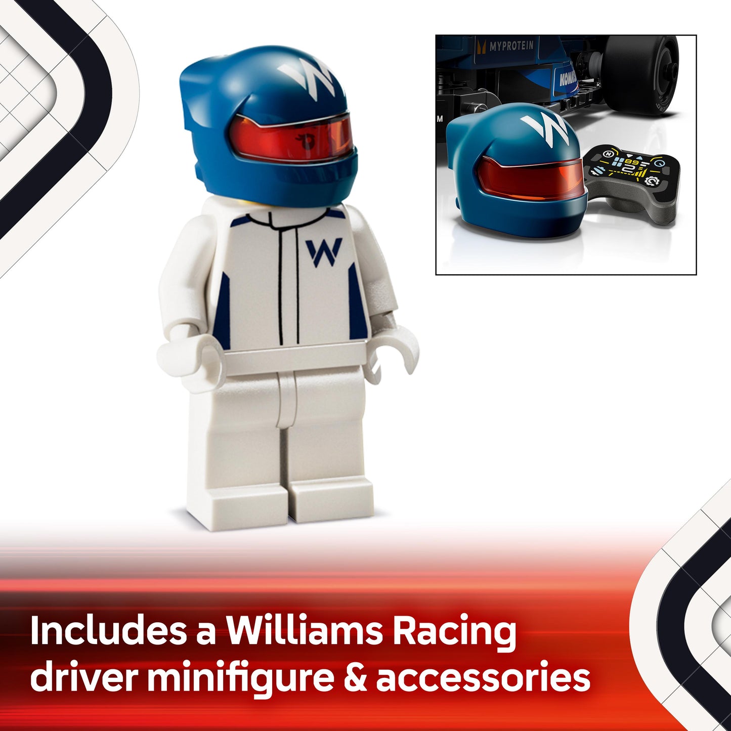 Lego Speed Champions 77249 Williams Racing FW46 F1® Race Car
