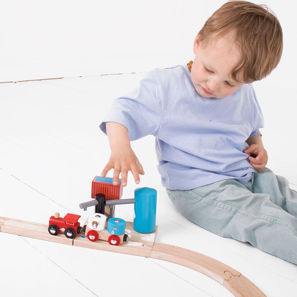 BigJigs Trains Milk & Water Depot-BJT251