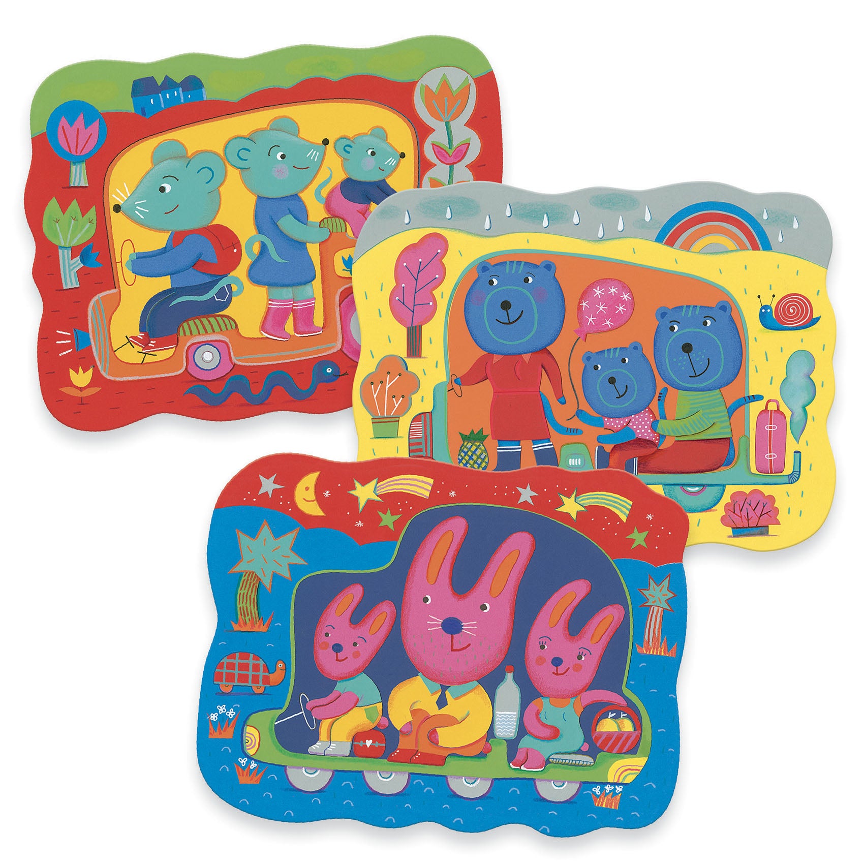 Djeco Magic Colouring - Hidden On The Road (F)