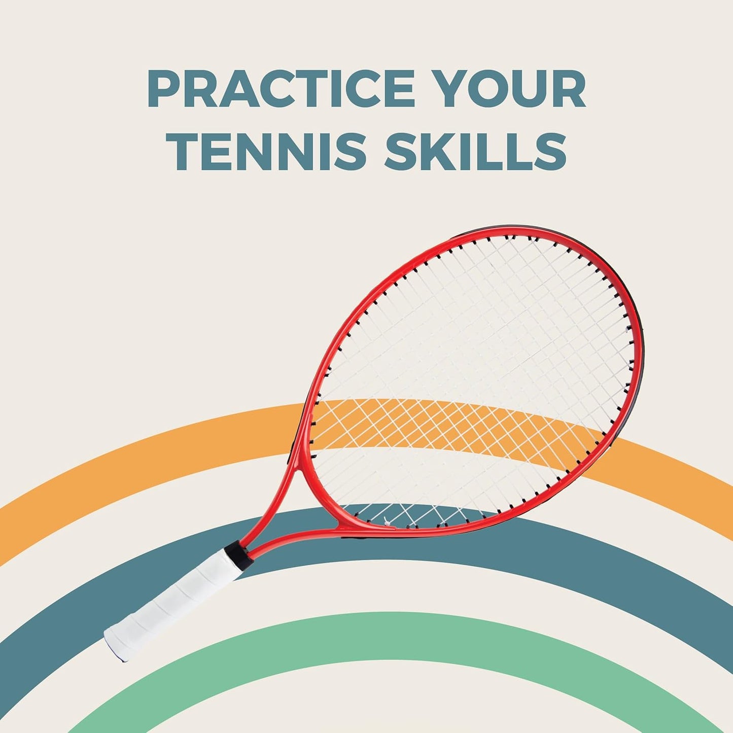 Mookie Activo 58Cm Tennis Racket Paper Card On String