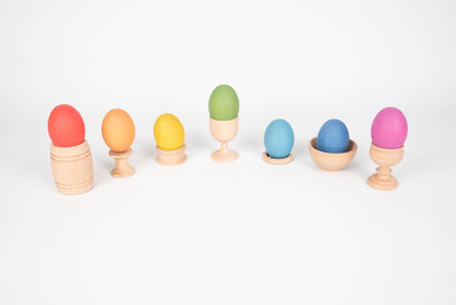 TickiT Rainbow Wooden Eggs