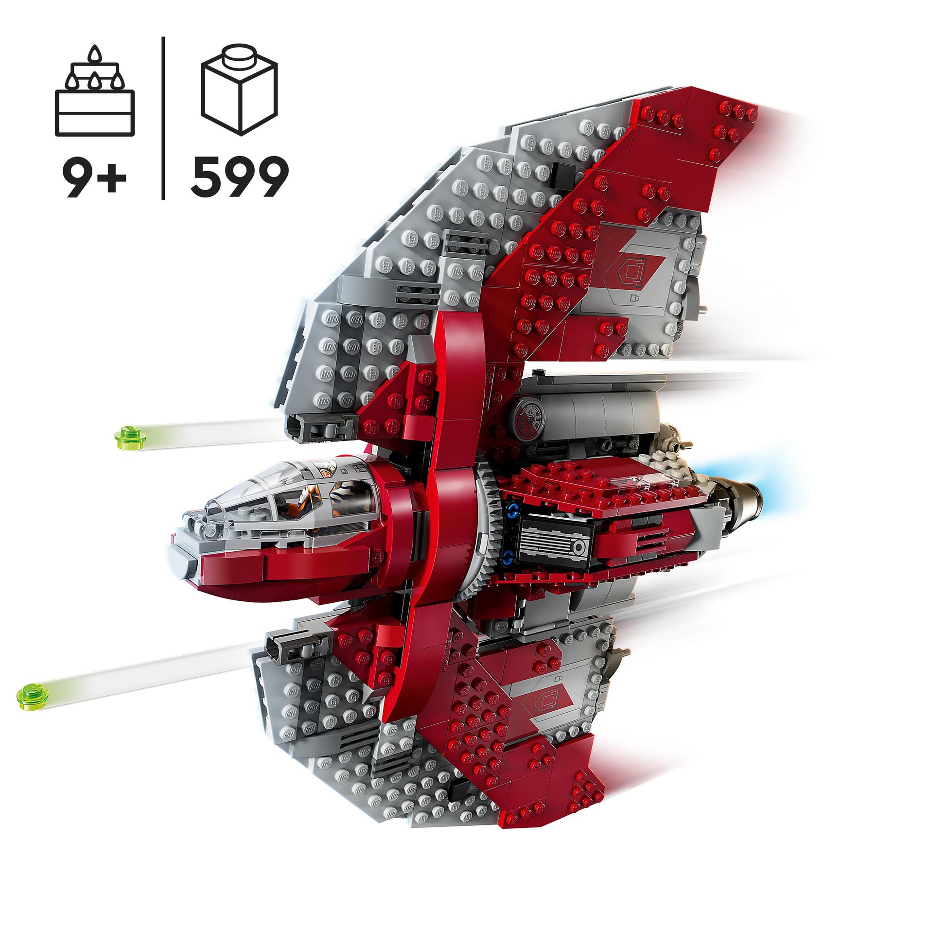 Lego Star Wars 75362 Ahsoka Tano's T-6 Jedi Shuttle (D)