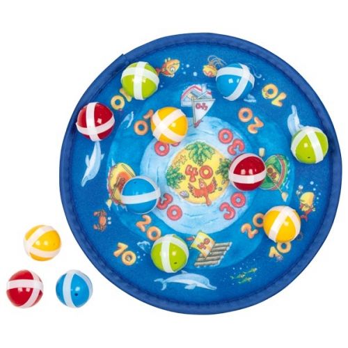 Goki Dart Ball Velcro Game Ocean