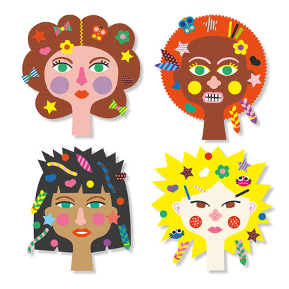 Djeco Hairdresser Create With Stickers
