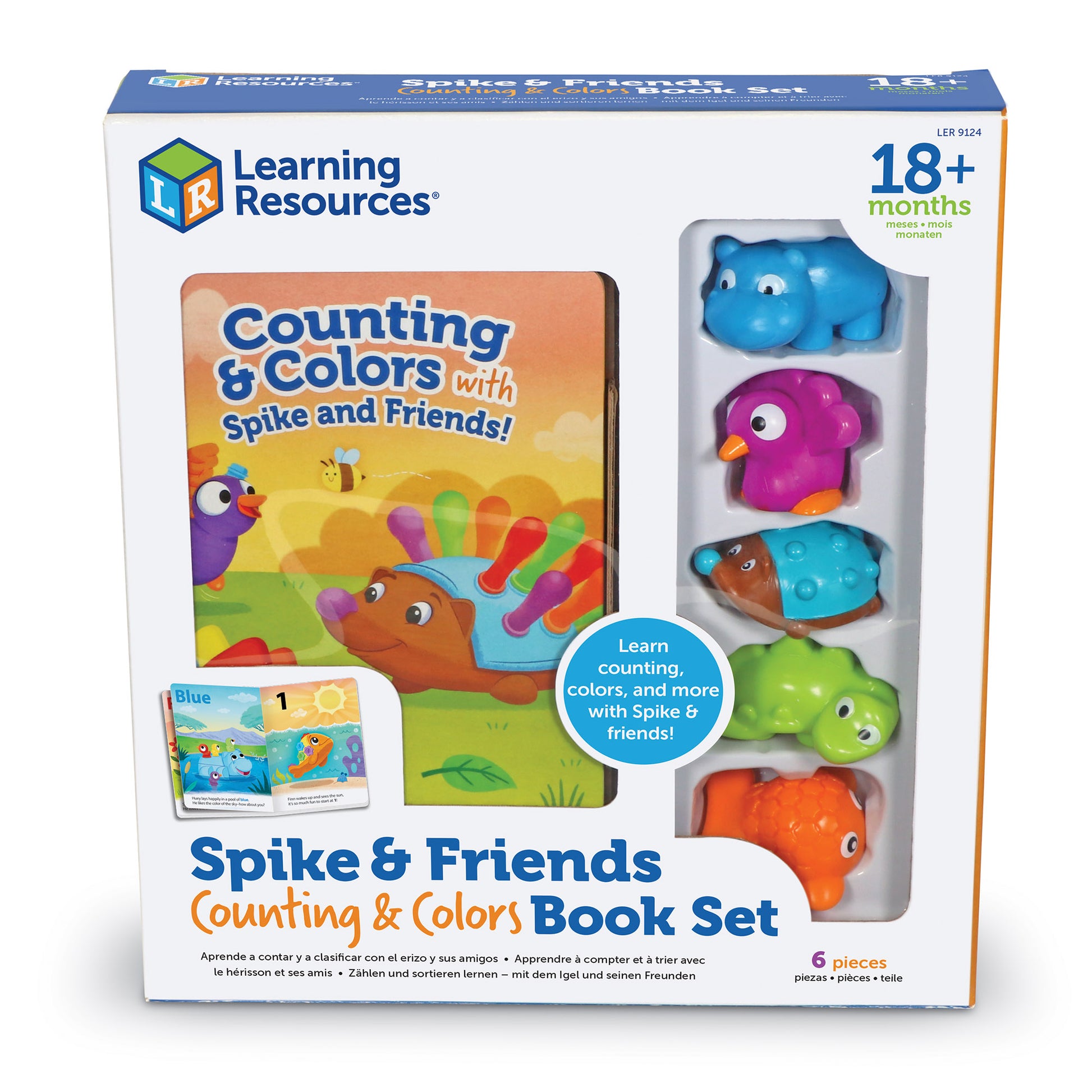 Learning Resources Spike And Friends Counting & Colors Book Set
