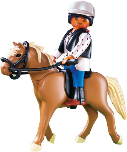 Playmobil 5109 Riding Stables Haflinger Horse With Stall