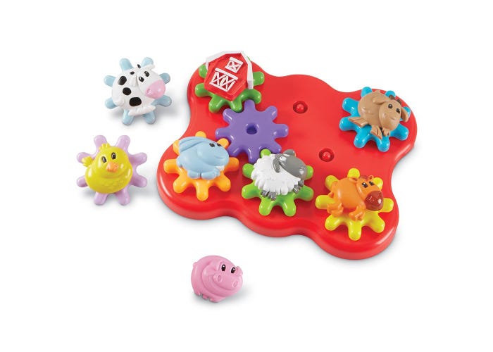 Learning Resources Barnyard Friends Build & Spin