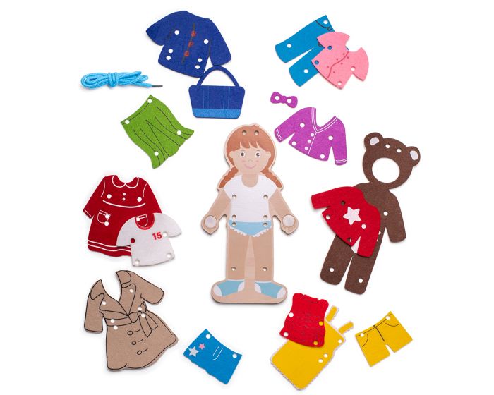 BigJigs Lacing Dress-Up Girl