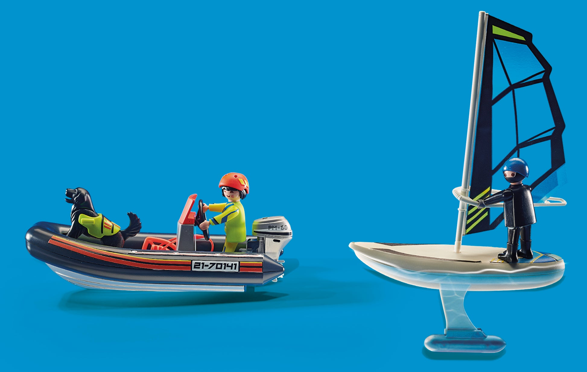Playmobil 70141 City Action Sea Rescue Water Rescue with Dog
