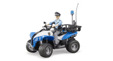 Bruder Police Quad With Policeofficer & Acc