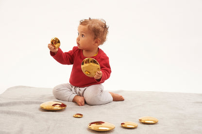 TickiT Sensory Reflective Gold Buttons