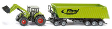 Siku 1:50 Claas With Front Loader, Dolly & Tipping Trailer