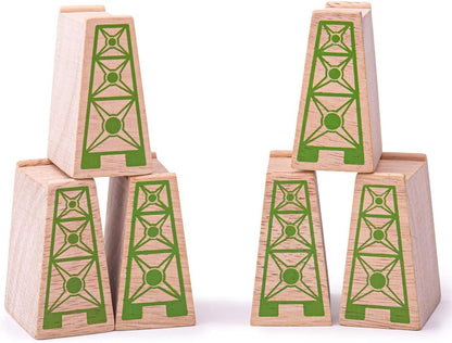 BigJigs Trains High Level Blocks