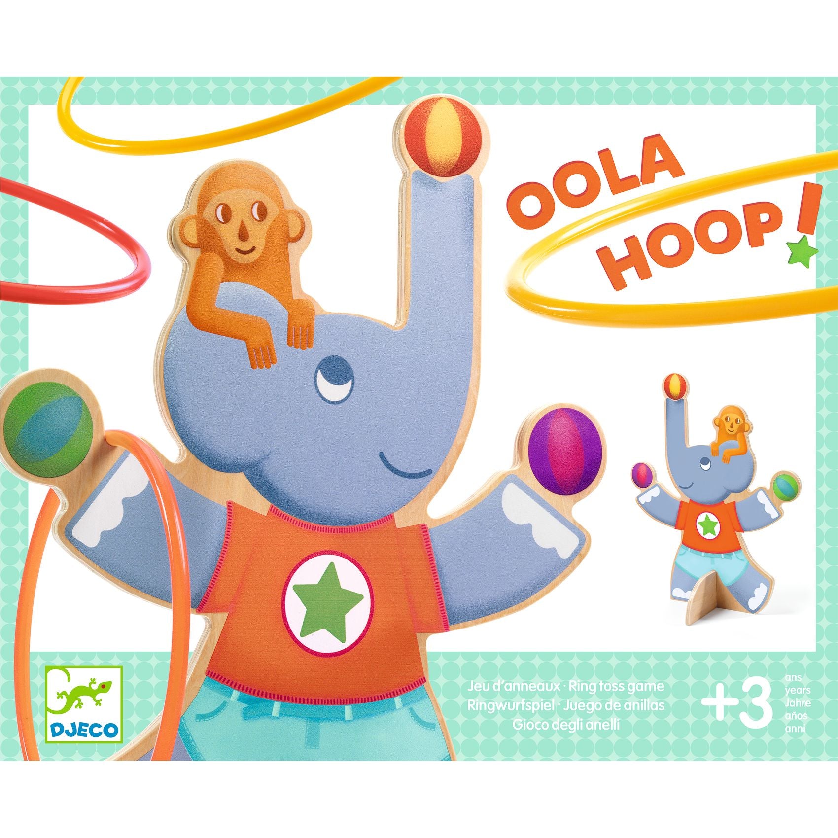 Djeco Oola Hoop Ring Toss Game