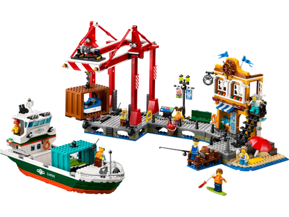 Lego City 60422 Seaside Harbour with Cargo Ship