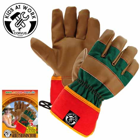 Kids At Work Work Gloves Aged 4-5