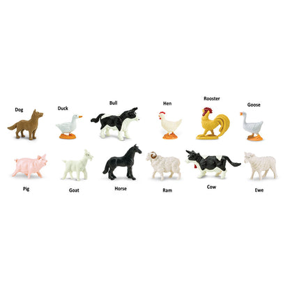 Safari Toob Farm (12 Pieces)