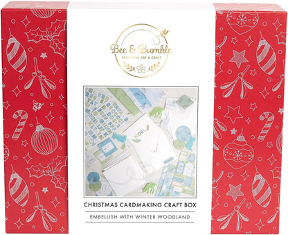 Bee And Bumble Christmas Card Making Winter Wonderland Craft Box