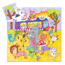 Djeco The Rainbow Bus Silhouette Puzzles
