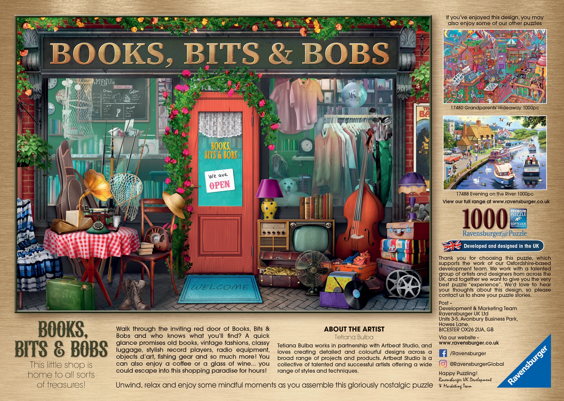 Ravensburger Books, Bits & Bobs, 1000pc