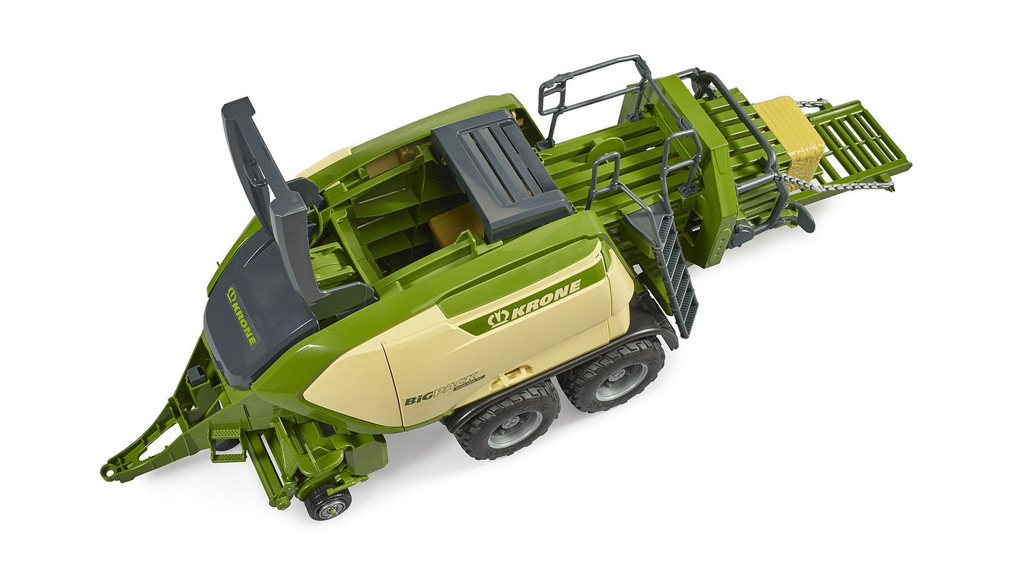 Bruder Krone Big Pack 1290 Hdp Vc With 2 Square Bales
