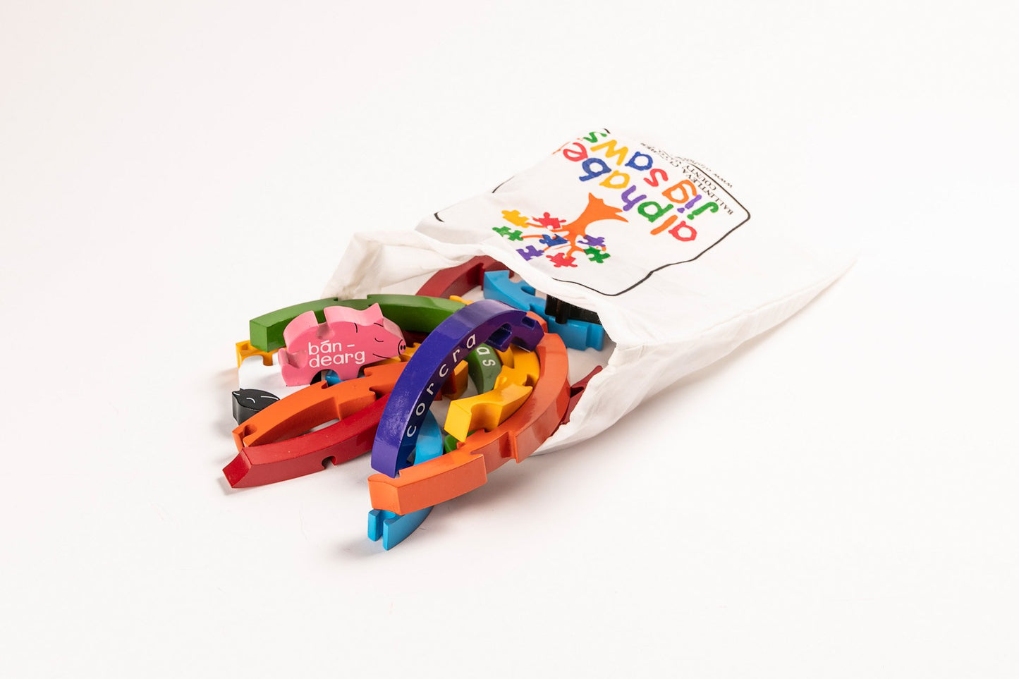 Alphabet Jigsaws Rainbow Jigsaw Puzzle (As Gaeilge)
