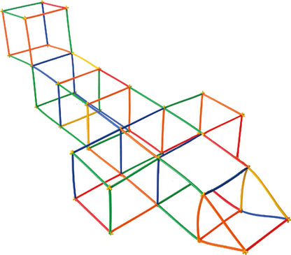 Playlearn Straws & Connectors Construction Set (856 Pieces Including Wheels)
