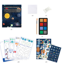 Djeco DIY Decorative Mobile to Paint - Solar System