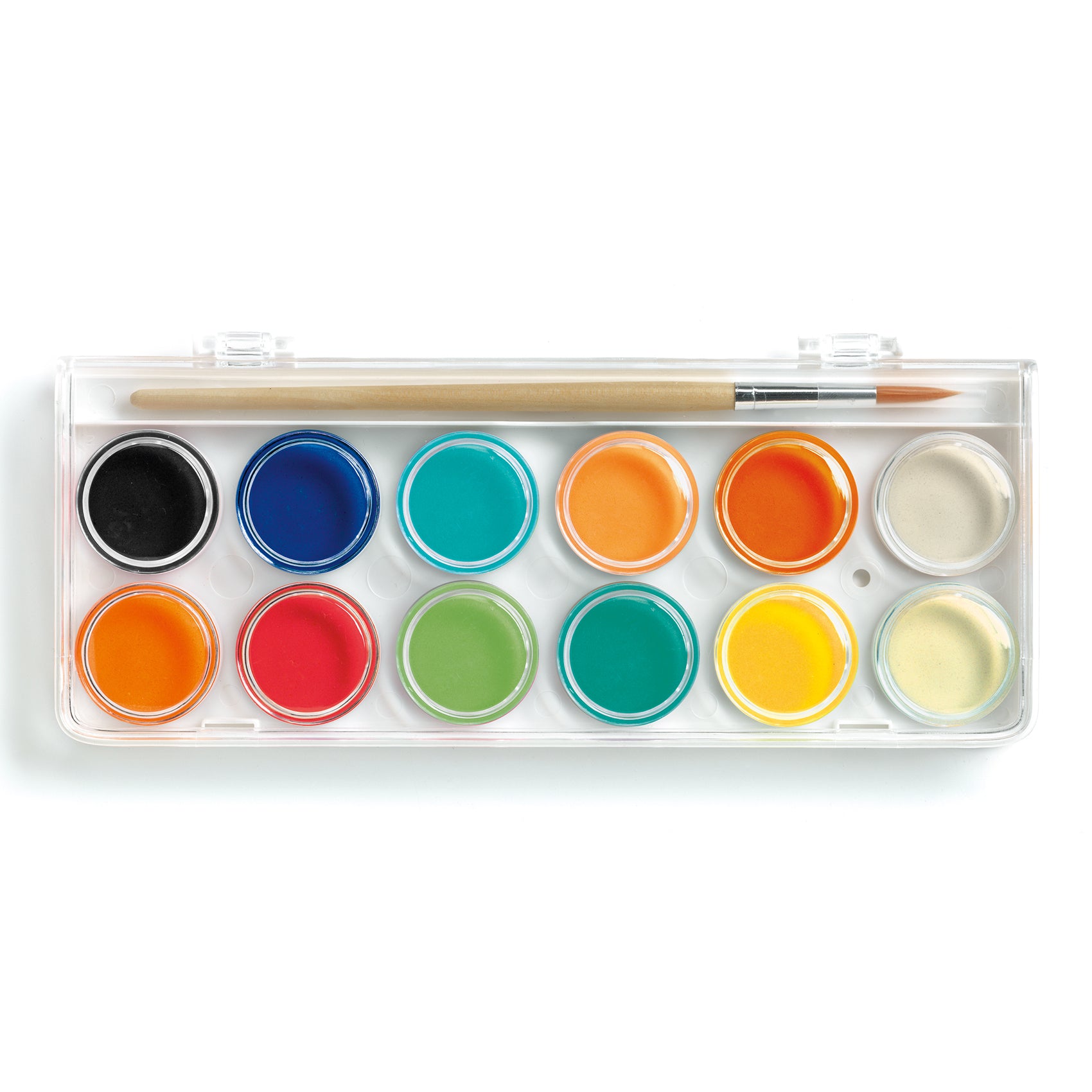 Djeco 12 Color Cakes - Classic