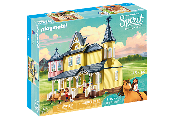 Playmobil DreamWorks Spirit 9475 Lucky's Happy Home