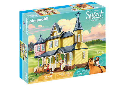 Playmobil DreamWorks Spirit 9475 Lucky's Happy Home