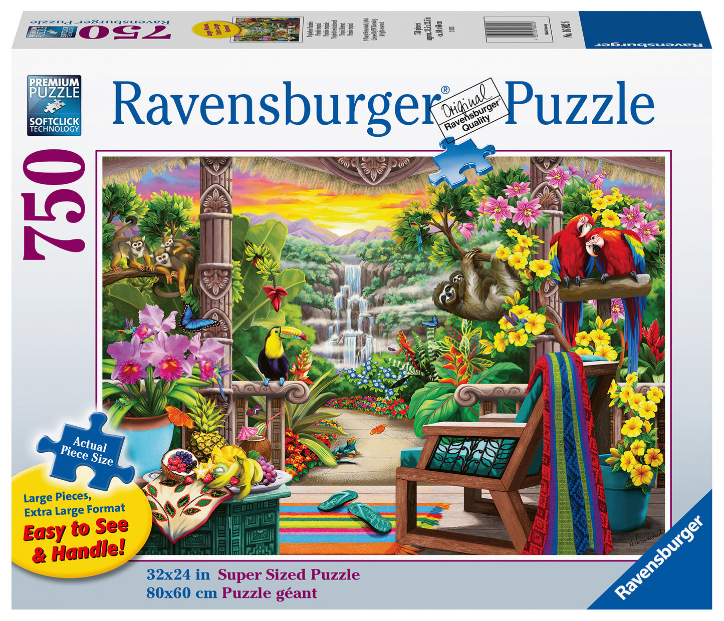 Ravensburger Tropical Retreat, Extra Large 750pc