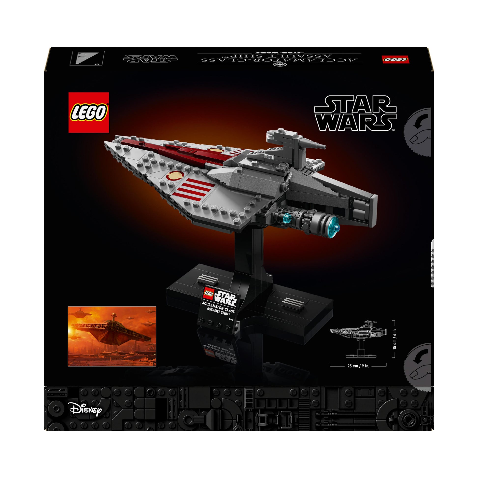Lego Star Wars TM 75404 Acclamator-Class Assault Ship™