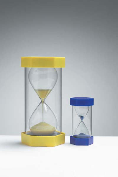 TickiT Mega Sand Timer 3 Minute Yellow