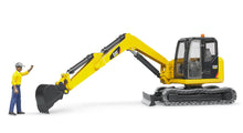 Bruder Cat Mini Excavator W/ Worker