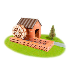 Teifoc Brick Construction Set Watermill