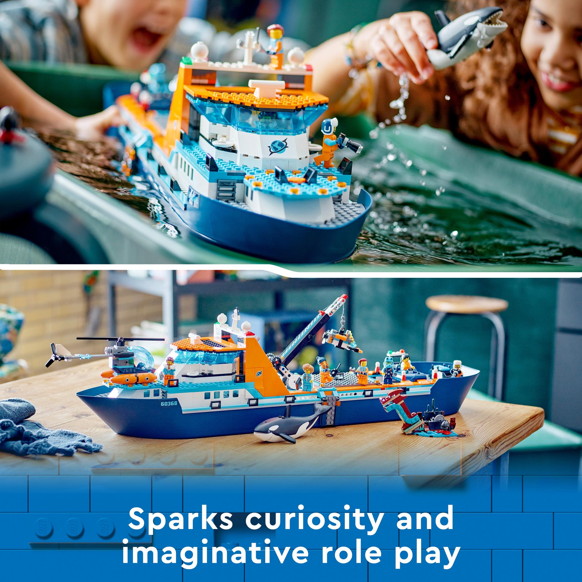 Lego City Exploration 60368 Arctic Explorer Ship (R)