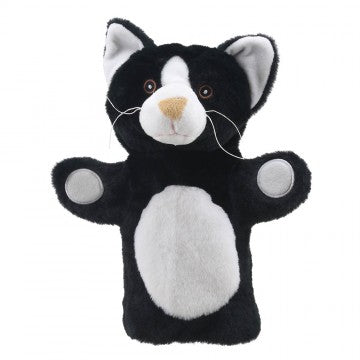 The Puppet Company Eco Animal Buddies Cat (Black and White)