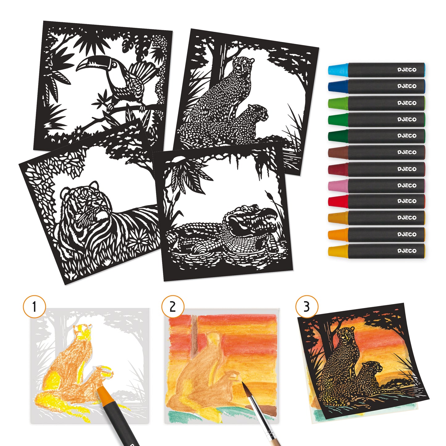 Djeco Watercolour Workshop Backlight