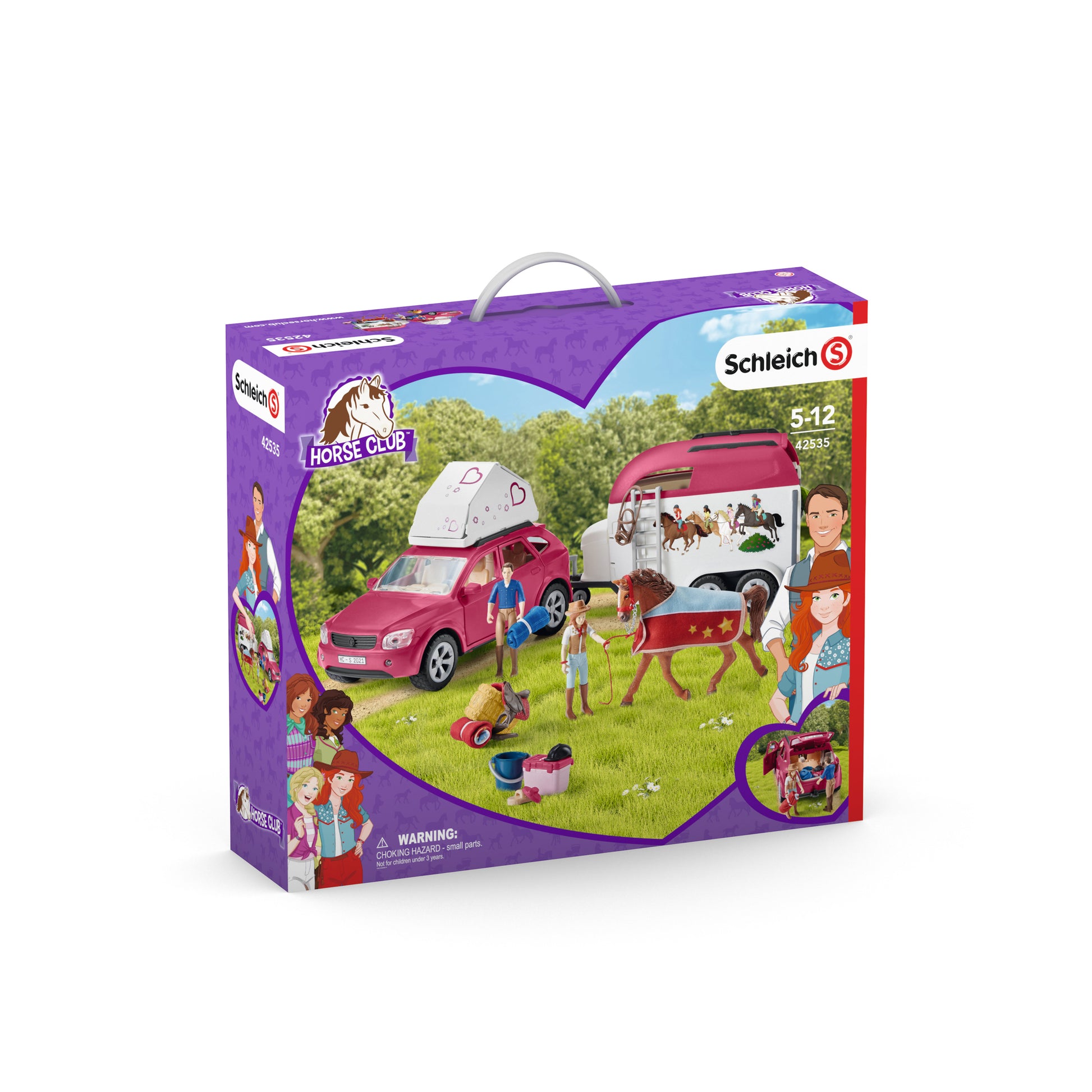 Schleich Adventure With Car And Horse Trailer