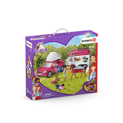 Schleich Adventure With Car And Horse Trailer
