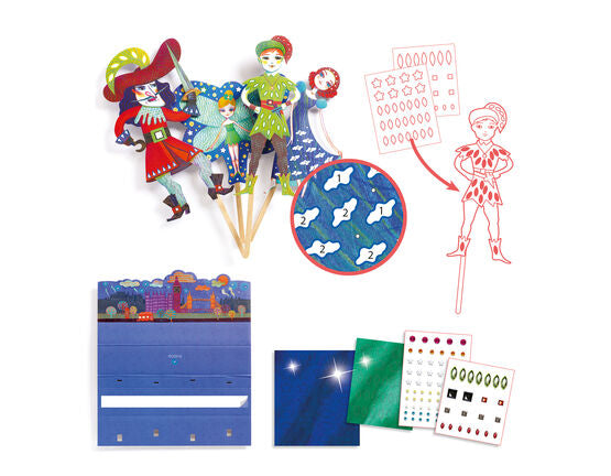 Djeco DIY Peter Pan Puppets