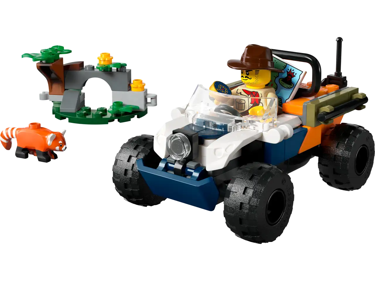 Lego City 60424 Jungle Explorer ATV Red Panda Mission (D)