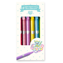 Djeco 6 Silver Outline Pens