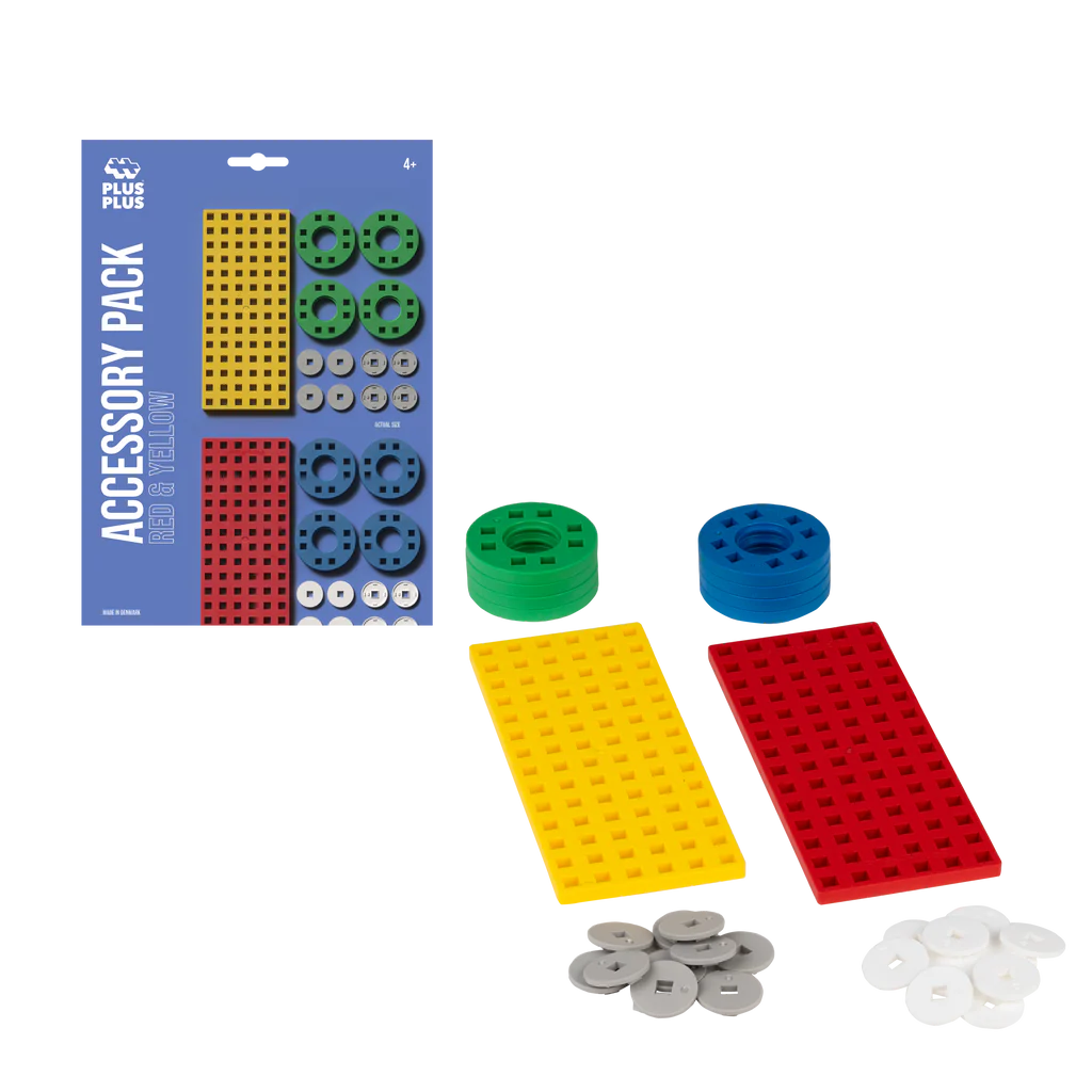 Plus Plus Accessory Pack Red/Yellow