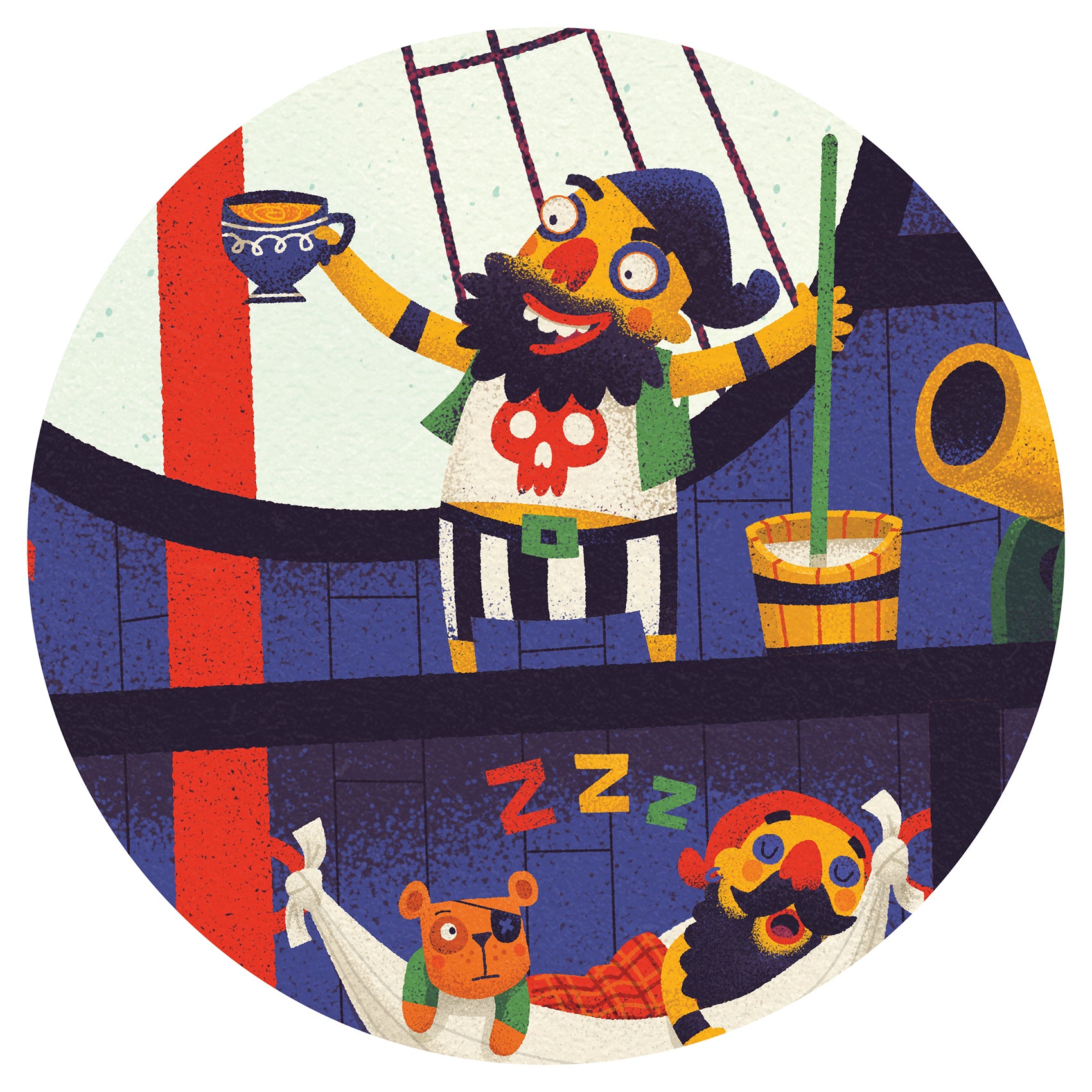 Djeco The Pirate Ship Giant Puzzles