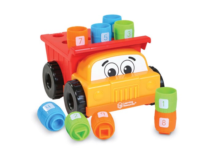 Learning Resources Tony the Peg Stacker Dump Truck™