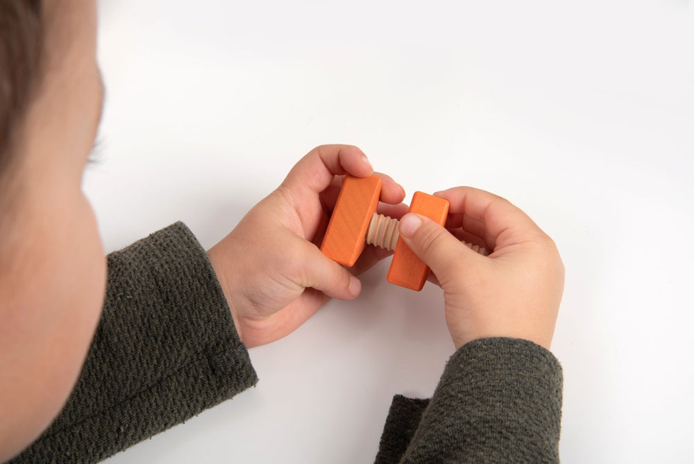 TickiT Rainbow Wooden Nuts & Bolts