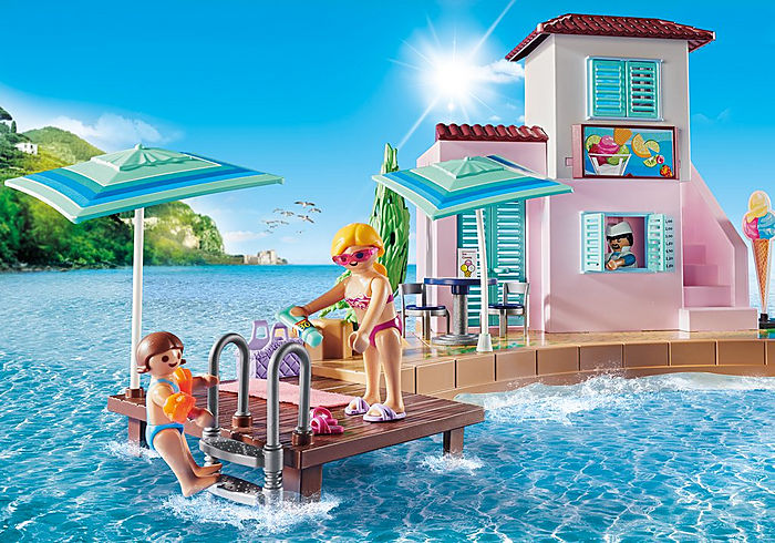 Playmobil 70279 Family Fun Promo Waterfront Ice Cream Shop